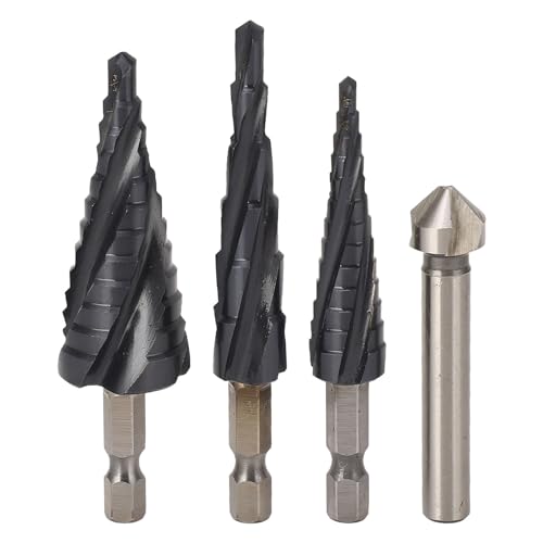RespiceFinem Stiefbohrer -Bit mit 4 Spiralflöten 4 Zoll Schaft M35 Kobalt ideal für Metallholz -Kunststoffbohrungen mit verschiedenen Lochdurchmessern RespiceFinem Stiefbohrer -Bit mit 4 Spiralflöten 4 Zoll Schaft M35 Kobalt ideal für Metallholz -Kunststoffbohrungen mit verschiedenen Lochdurchmessern von Respicefinem