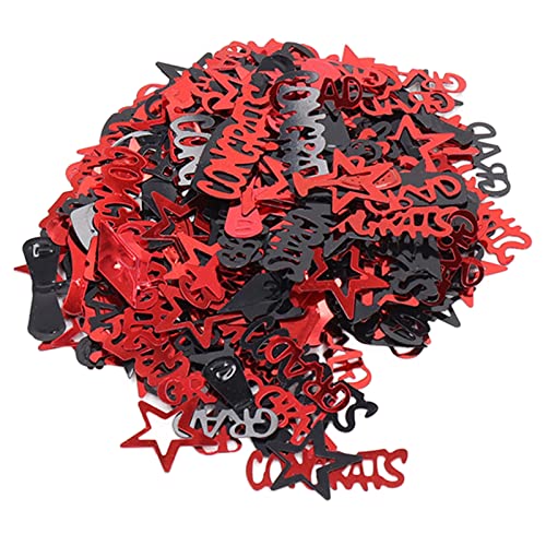 Respicefinem Tabelle Party 15×10×3 Graduierung Konfetti-Rot High Gloss Glänzende 100G Abschluss Party, Konfetti Party Dekorationen Lieferungen Respicefinem Tabelle Party 15×10×3 Graduierung Konfetti-Rot High Gloss Glänzende 100G Abschluss Party, Konfetti Party Dekorationen Lieferungen von Respicefinem