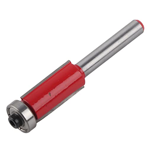 Respicefinem 1 x 4 Fräser mit geradem Schaft, Lager, Bündigfräser, 12 mm, Stahlguss, Hartmetallspitze, für die Holzbearbeitung auf elektrischen Holzfräsern oder Graviermaschinen, Respicefinem 1 x 4 Fräser mit geradem Schaft, Lager, Bündigfräser, 12 mm, Stahlguss, Hartmetallspitze, für die Holzbearbeitung auf elektrischen Holzfräsern oder Graviermaschinen, von Respicefinem
