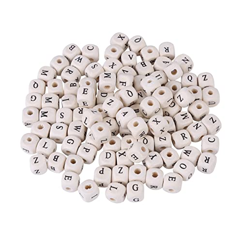 Respicefinem 100 Stck gemischte AhornholzQuadratperlen, AlphabetBuchstaben, Wrfel, 10 mm, DIYHolzBuchstabenperlen, SchmuckherstellungszubehrSet, einfach zu tragen Respicefinem 100 Stck gemischte AhornholzQuadratperlen, AlphabetBuchstaben, Wrfel, 10 mm, DIYHolzBuchstabenperlen, SchmuckherstellungszubehrSet, einfach zu tragen von Respicefinem