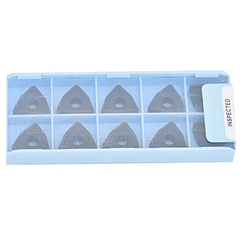 Respicefinem 10Pcs Carbide Inserts CNC Turning Blade Replacement Ideal For Lathe Metal Cutting On Ordinary Cast Iron Gray Cast Iron Ductile Iron With High Hardness Wear And High Respicefinem 10Pcs Carbide Inserts CNC Turning Blade Replacement Ideal For Lathe Metal Cutting On Ordinary Cast Iron Gray Cast Iron Ductile Iron With High Hardness Wear And High von Respicefinem