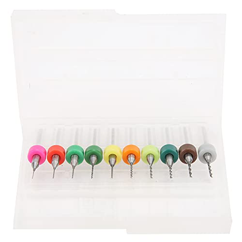 Respicefinem 10Pcs Micro Twist Bits Tungsten Steel Circuit Board Straight Handle Spiral Drill With Incisive Cutting And Large Spiral Notch For Smooth Fast Holes In Various Respicefinem 10Pcs Micro Twist Bits Tungsten Steel Circuit Board Straight Handle Spiral Drill With Incisive Cutting And Large Spiral Notch For Smooth Fast Holes In Various von Respicefinem