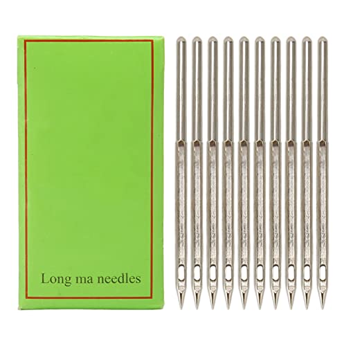 Respicefinem 10Pcs Sewing Machine Needles Ideal for DIY Projects and Industrial Embroidery Machines Compatible with Flyingman Gk26 1A Series and Newlong NP 7A (#1) von Respicefinem