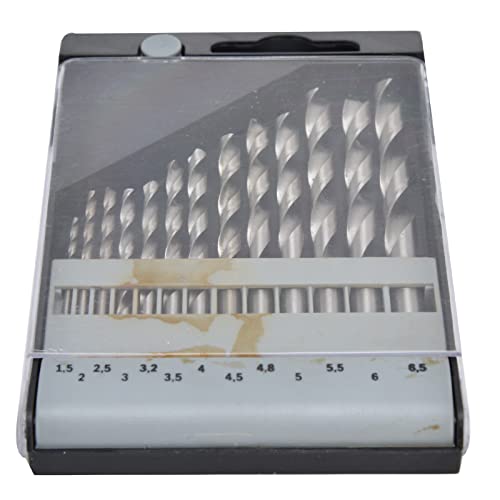 Respicefinem 13Pcs Twist Drill Bit Set High Speed Steel 15 To 65mm Straight Shank Ideal For Plastic Wood Working Projects Respicefinem 13Pcs Twist Drill Bit Set High Speed Steel 15 To 65mm Straight Shank Ideal For Plastic Wood Working Projects von Respicefinem