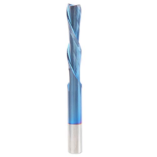 Respicefinem 2 Flute Milling Cutter Round Shank Blue Plated Tungsten Steel Router Bit Ideal For Hardwood Plywood Acrylic Plastic Fiber Resin PCB Suitable For Drilling Milling Respicefinem 2 Flute Milling Cutter Round Shank Blue Plated Tungsten Steel Router Bit Ideal For Hardwood Plywood Acrylic Plastic Fiber Resin PCB Suitable For Drilling Milling von Respicefinem