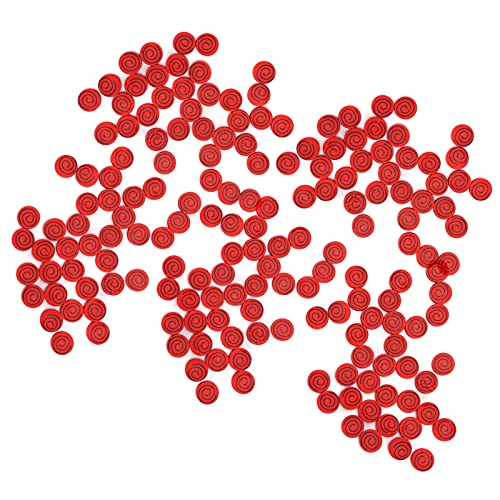Respicefinem 200 Stück 15 mm große Holzkreise zum Selbermachen, rote Holzmünzen, ideal für Bastelprojekte, Brettspielsteine und Ornamente Respicefinem 200 Stück 15 mm große Holzkreise zum Selbermachen, rote Holzmünzen, ideal für Bastelprojekte, Brettspielsteine und Ornamente von Respicefinem