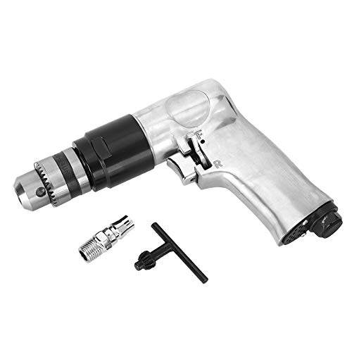 Respicefinem 3/8 Zoll umkehrbare Druckluftbohrmaschine, Bohr-Perforationswerkzeuge mit 1800 U/min, pneumatischem, geräuschlosem Griff, Auspuff, bequemer Ein-Finger-Bedienung, Respicefinem 3/8 Zoll umkehrbare Druckluftbohrmaschine, Bohr-Perforationswerkzeuge mit 1800 U/min, pneumatischem, geräuschlosem Griff, Auspuff, bequemer Ein-Finger-Bedienung, von Respicefinem