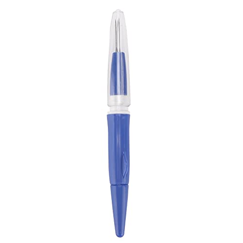 Respicefinem 3-Nadel-Filzstift mit angenehmer Haptik, ideal für den Hausgebrauch, Heimwerkerbedarf, rosa, tragbar und passende Größe, passt in die Hand, geeignet für Wolle oder (Blau) von Respicefinem