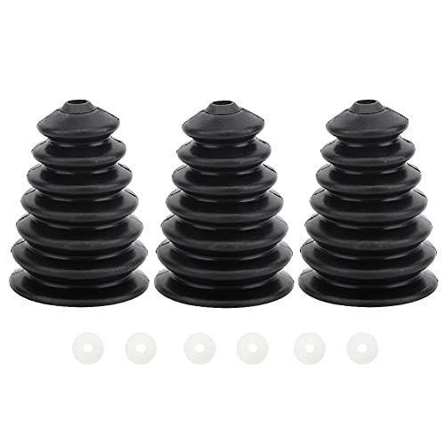 Respicefinem 3 Stück Flexible Gummi Staubschutzhülle für Hammerbohrer Passend für 6 mm bis 16 mm Bohrer Schwarze Farbe Hohe Zähigkeit Dicht Design Einfache Installation Respicefinem 3 Stück Flexible Gummi Staubschutzhülle für Hammerbohrer Passend für 6 mm bis 16 mm Bohrer Schwarze Farbe Hohe Zähigkeit Dicht Design Einfache Installation von Respicefinem