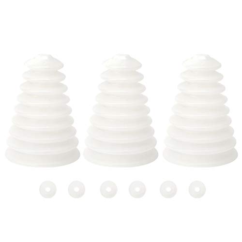Respicefinem 3 Stück Flexible Gummi Staubschutzhülle für Hammerbohrer Passend für 6 mm bis 16 mm Bohrer Weiße Farbe Hohe Zähigkeit Dichtheit Einfache Installation Bohrstaubkollekto Respicefinem 3 Stück Flexible Gummi Staubschutzhülle für Hammerbohrer Passend für 6 mm bis 16 mm Bohrer Weiße Farbe Hohe Zähigkeit Dichtheit Einfache Installation Bohrstaubkollekto von Respicefinem