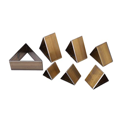 Respicefinem 7-teiliges Lederstanzwerkzeug, hohle Stanzform, dreieckig, verschiedene Größen, DIY-Leder-Schneideform für Heimwerkerhandwerk Respicefinem 7-teiliges Lederstanzwerkzeug, hohle Stanzform, dreieckig, verschiedene Größen, DIY-Leder-Schneideform für Heimwerkerhandwerk von Respicefinem