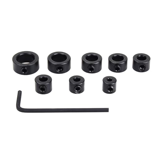 Respicefinem 9pcs Drill Bit Locator Depth Stop Collars Ring Positioner Hex Wrench Brand New High Quality Set Includes 8 Drill Bit Depth Stop Collars That Positively Lock Anywhere Respicefinem 9pcs Drill Bit Locator Depth Stop Collars Ring Positioner Hex Wrench Brand New High Quality Set Includes 8 Drill Bit Depth Stop Collars That Positively Lock Anywhere von Respicefinem