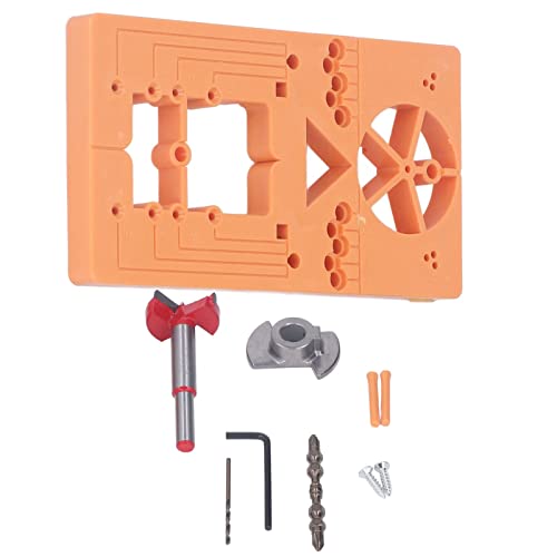 Respicefinem Hinge Hole Opener Alloy Steel Plastic Woodworking Tool For 35mm Furniture Door Cabinet Hinge Positioning And Installation To Improve Work Efficiency With Complete von Respicefinem