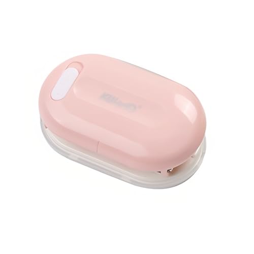 Respicefinem KW-triO 3 Hole Paper Punch Handheld Mini Loose Leaf Paper Puncher With 5.5mm Aperture And 5 Sheet Capacity Ideal For Notebook Scrapbook Diary Planner Calendars Agenda (Pink) von Respicefinem