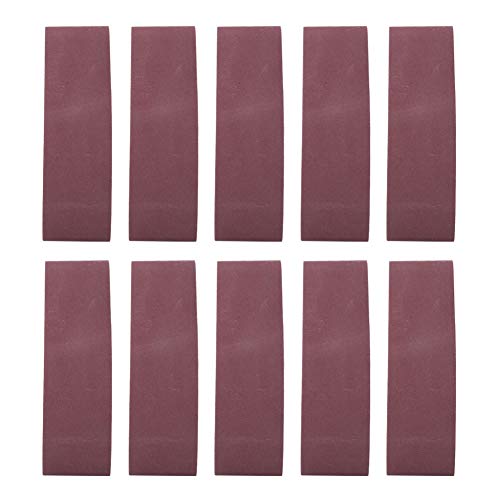 Respicefinem Schleifband, Aluminiumoxid-Material für Bandschleifer, 10 Stück, erhältlich in Körnung 240 – 1000, 533 mm Umfang, 75 mm Breite (240# 10 packs) von Respicefinem