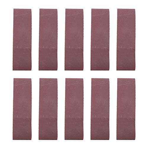 Respicefinem Schleifband, Aluminiumoxid-Material für Bandschleifer, 10 Stück, erhältlich in Körnung 240 – 1000, 533 mm Umfang, 75 mm Breite (320# 10 packs) von Respicefinem