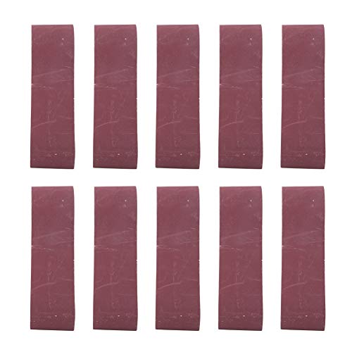 Respicefinem Schleifband, Aluminiumoxid-Material für Bandschleifer, 10 Stück, erhältlich in Körnung 240 – 1000, 533 mm Umfang, 75 mm Breite (400# 10 packs) von Respicefinem