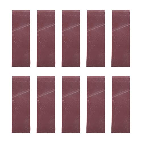 Respicefinem Schleifband, Aluminiumoxid-Material für Bandschleifer, 10 Stück, erhältlich in Körnung 240 – 1000, 533 mm Umfang, 75 mm Breite (800# 10 packs) von Respicefinem
