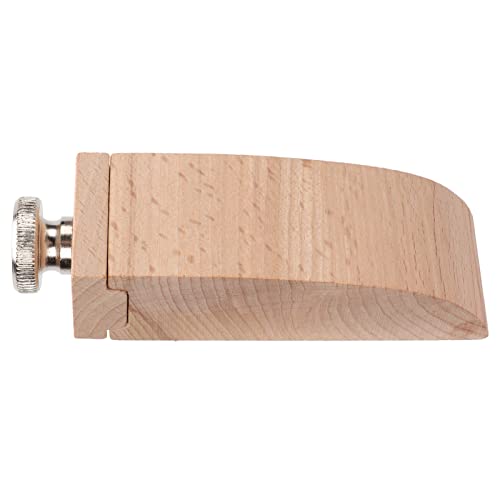 Respicefinem Schleifblock aus Holz, abriebfest, Kantenanleimung aus Buche, Polieren, Schleifpapierhalter, Schleifblöcke, handgefertigte Lederwerkzeuge (Keil) von Respicefinem