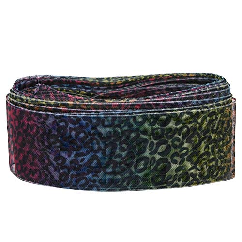Respicefinem Seidenband mit aufgedruckten Punkten, 25 mm, 9,1 m, Wellenpunkte, ideal zum Selbernähen, für Haarschleifen, Accessoires und Geschenkverpackungen, Polyesterstoff mit (Print 1 ribbon) von Respicefinem
