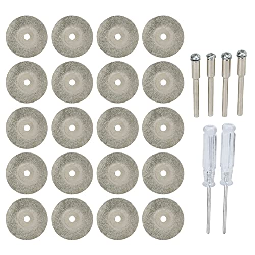 Respicefinem Small Diamond Saw Blade With 8 Holes Wet Dry Use High Hardness Abrasion Ideal For Woodworking And Crafts (Round Hole) von Respicefinem