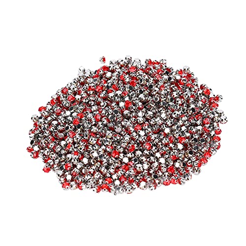 Respicefinem Strasssteine ​​mit flacher Rückseite aus Stahl, ideal für die Herstellung von selbstgemachtem Schmuck, Halsketten und Armbändern, in Champagnerfarbe, 1440 Stück (Rot) von Respicefinem