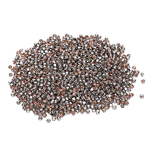 Respicefinem Strasssteine ​​mit flacher Rückseite aus Stahl, ideal für die Herstellung von selbstgemachtem Schmuck, Halsketten und Armbändern, in Champagnerfarbe, 1440 Stück (Sekt) von Respicefinem