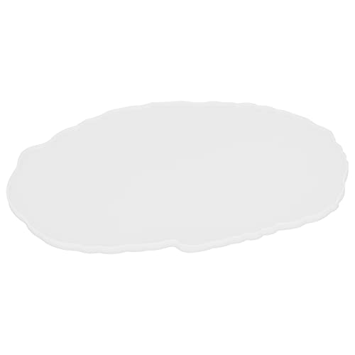 Respicefinem Untersetzerform, DIY-Form, durchscheinende Tablettform, ideal für Schmuckhalter, Heimdekoration, aus flexiblem Silikon, leicht zu reinigen, nicht leicht zu Respicefinem Untersetzerform, DIY-Form, durchscheinende Tablettform, ideal für Schmuckhalter, Heimdekoration, aus flexiblem Silikon, leicht zu reinigen, nicht leicht zu von Respicefinem