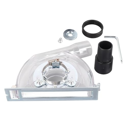 Respicefinem Winkelschleifer-Staubschutz, Schneid-Staubschutz, Schleifschutz für 100 125 150 mm Winkelschleifer und 115 125 mm sägescheibe, Staubschutz für Winkelschleifer von Respicefinem