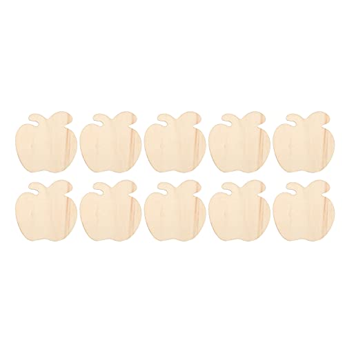 RespireFinem 10 PCs Boxwood Schöne Ausschnitte niedlich geformte unvollendete Chips ideal für Dekoration DIY Hand bemalt und Message Board RespireFinem 10 PCs Boxwood Schöne Ausschnitte niedlich geformte unvollendete Chips ideal für Dekoration DIY Hand bemalt und Message Board von Respicefinem