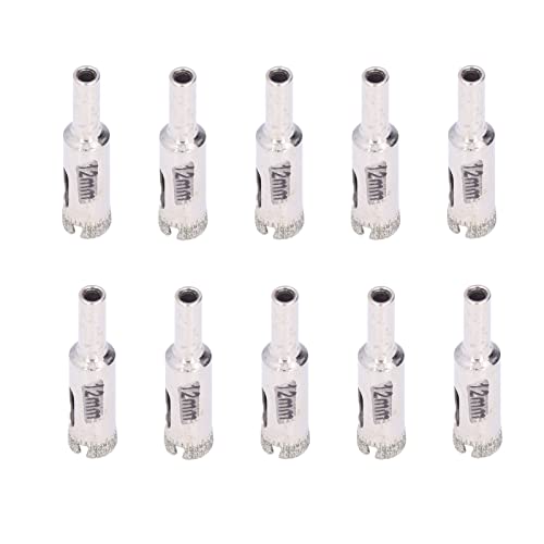 RespireFinem 10pcs 12 mm High Torsion Stall -Glasbohrer mit feiner Verarbeitung für Glaskeramikfliesen -Steinbodenfliesen Marmor RespireFinem 10pcs 12 mm High Torsion Stall -Glasbohrer mit feiner Verarbeitung für Glaskeramikfliesen -Steinbodenfliesen Marmor von Respicefinem