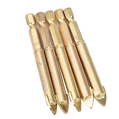 RespireFinem 10pcs 6mm Carbid Hex Shank Dreieck Speerkopfbohrer Teile Hochgeschwindigkeitsbohrungen Anti -Korrosion rostfeste ideal für Keramikfliesen -Glasholzböden Wände (5-Pack, hexagonales RespireFinem 10pcs 6mm Carbid Hex Shank Dreieck Speerkopfbohrer Teile Hochgeschwindigkeitsbohrungen Anti -Korrosion rostfeste ideal für Keramikfliesen -Glasholzböden Wände (5-Pack, hexagonales von Respicefinem