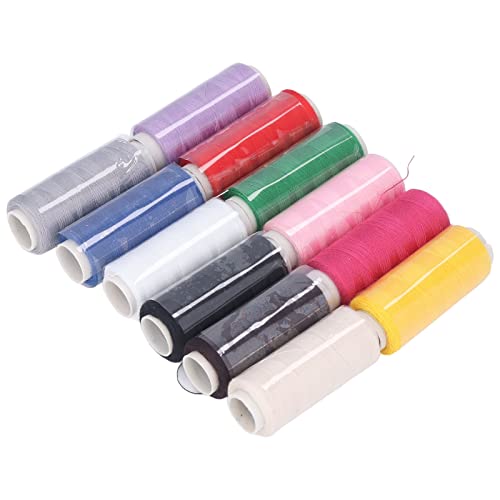 RespireFinem 12 Farben 250 Yards handgefertigtes Polyester -Nähfaden für Haushaltsdien -Nähen Stickerei Quilt zum Hinzufügen von Kreationen zu Nähprojekten und als e für Freunde RespireFinem 12 Farben 250 Yards handgefertigtes Polyester -Nähfaden für Haushaltsdien -Nähen Stickerei Quilt zum Hinzufügen von Kreationen zu Nähprojekten und als e für Freunde von Respicefinem