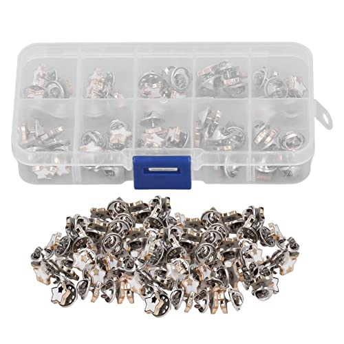 RespireFinem 150pcs Frauen Hemd Hemd -Cover -Up -Knöpfe im weißen Sternstil mit exquisiten Glanz aus Metall und Plastik, das ideal zum Nähen von Handwerk DIY ist RespireFinem 150pcs Frauen Hemd Hemd -Cover -Up -Knöpfe im weißen Sternstil mit exquisiten Glanz aus Metall und Plastik, das ideal zum Nähen von Handwerk DIY ist von Respicefinem