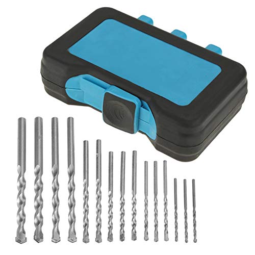 RespireFinem 15pcs 3 10mm Carbid Tipp Mauerwerk Bohrer Set ideal für Betonziegel und Fliese in blaues Plastikbox für einfache Lagerung und Tragbarkeit geliefert RespireFinem 15pcs 3 10mm Carbid Tipp Mauerwerk Bohrer Set ideal für Betonziegel und Fliese in blaues Plastikbox für einfache Lagerung und Tragbarkeit geliefert von Respicefinem