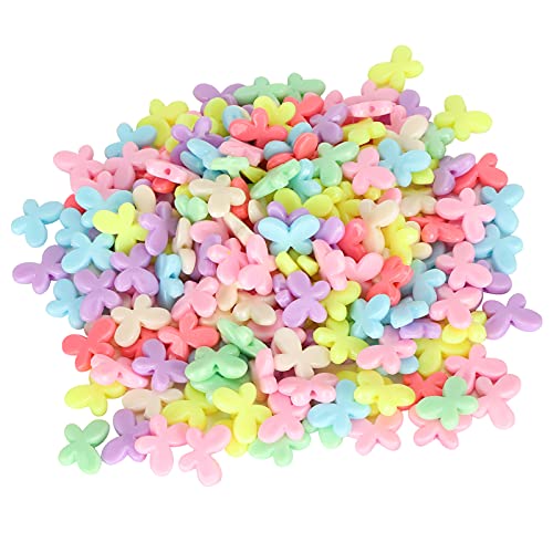 RespireFinem 300pcs Schmetterlinge geformte bunte Plastikperlen ideal für DIY -Kleidungszubehör Handwerksbedarf ideal zum Erstellen lustiger Projekte mit Kindern RespireFinem 300pcs Schmetterlinge geformte bunte Plastikperlen ideal für DIY -Kleidungszubehör Handwerksbedarf ideal zum Erstellen lustiger Projekte mit Kindern von Respicefinem