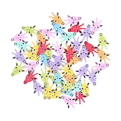 RespireFinem 50pcs Holzhirschkopf Buntes Licht Gewicht Einfache Aufbewahrung Weites Anwendung hochlebige Tierknöpfe ideal zum Nähen von Stricken und DIY -Kunsthandwerk RespireFinem 50pcs Holzhirschkopf Buntes Licht Gewicht Einfache Aufbewahrung Weites Anwendung hochlebige Tierknöpfe ideal zum Nähen von Stricken und DIY -Kunsthandwerk von Respicefinem