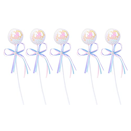 RespireFinem 5pcs Cupcake Topper glitzernden süße Kuchendekoration ideal für Geburtstag Hochzeitsfeier Dekor verleihen Ihren Veranstaltungen eine freudige Berührung für Ihre von Respicefinem