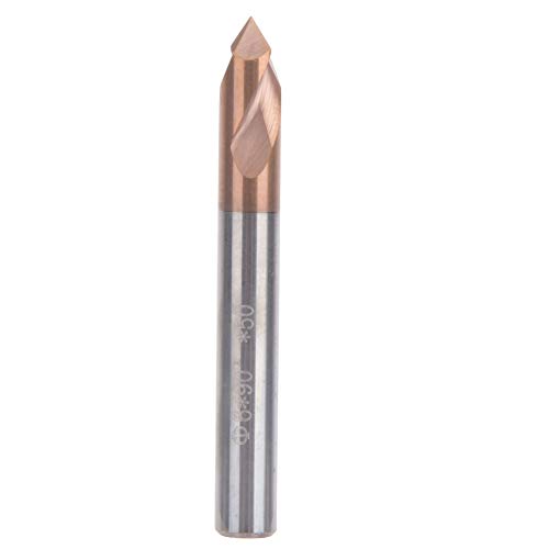 RespireFinem High Performance Spoting Drill mit Siliziumbeschichtung zum Mühlenmaschinen, das aus Wolfram -Stahlmaterial 55 -Stunden -Härte geeignet ist, die für eine feine (D6*50 * 2t*90) von Respicefinem