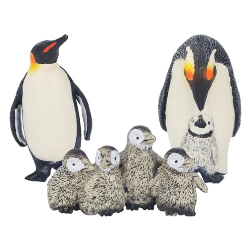 RespireFinem King Penguin Mutter und Kinder Realistisches PVC -Tiermodell -Figuren für Kinder pädagogische Spielzeuge Wildlife Home Decor Arctic Theme Party Display RespireFinem King Penguin Mutter und Kinder Realistisches PVC -Tiermodell -Figuren für Kinder pädagogische Spielzeuge Wildlife Home Decor Arctic Theme Party Display von Respicefinem