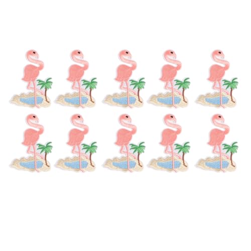 RespireFinem süße Flamingo bestickte Eisen auf Applizes 10pcs rosa Stoffflecken für Hemd Jacken Taschen DIY -Kleidungsdekoration RespireFinem süße Flamingo bestickte Eisen auf Applizes 10pcs rosa Stoffflecken für Hemd Jacken Taschen DIY -Kleidungsdekoration von Respicefinem