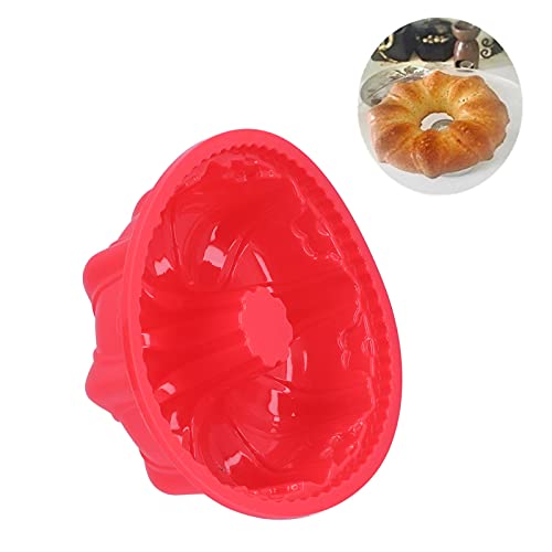 3 Dimensional Big Kürbisform Backwanne, Silikonkuchenform DIY Seifenform rote Farbe für Backliebhaber 3 Dimensional Big Kürbisform Backwanne, Silikonkuchenform DIY Seifenform rote Farbe für Backliebhaber von Restokki
