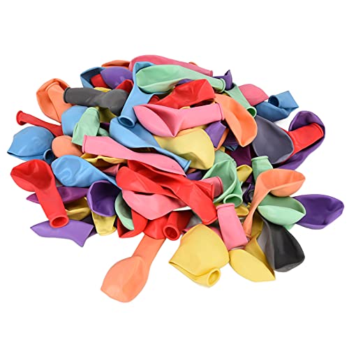 Restokki 100pcs Ballon verdicken Makkaronballon Anti Explosion Latex gemischter Farbballon für Geburtstagsfeier Hochzeitdekoration von Restokki