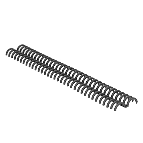 Restokki 10pcs Bindungsspulen 34 Löcher Polypropylenbindungsstacheln Schreibwaren (Black) von Restokki