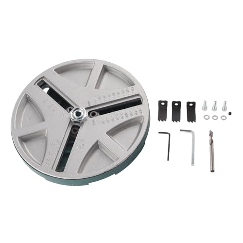 Restokki Adjustable Punching Saw Hole Opener Tools with 3 Tooth Blades Positioning Bit Circular Cutter Kit for Woodworking Projects von Restokki