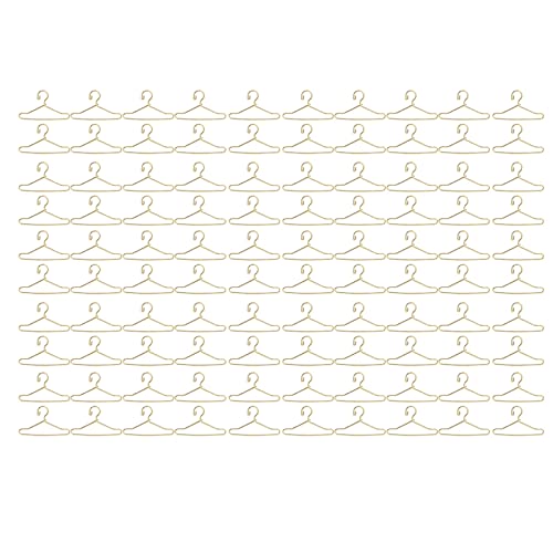 Restokki Metal Doll Kleidung Hanger Exquisite Puppen -Outfit -Kleiderbügel für Puppenzubehör 100pcs von Restokki