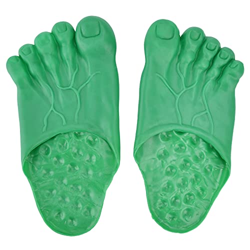 Restokki große Fußschuhe übertrieben übertrieben große Größe Fuß Design Halloween Cosplay Kostümprops Partyzubehör für Halloween Party Cosplay -Party -Materie eine Größe fits (Grün) von Restokki