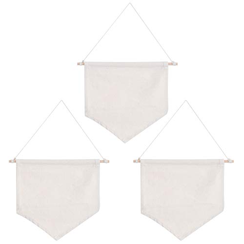 Restokki Wand Display Banner, 3 Stück, Pin Wand Display, Leere Banner, Abzeichen, Revers, Brosche, Display Anhänger, Heimdekorationszubehör(Beige M) von Restokki
