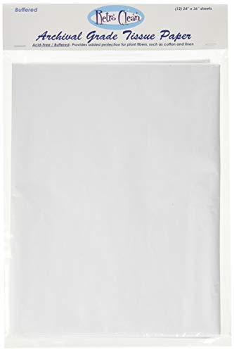 Retro reinigen Archival Grade Seidenpapier – buffered-24 Zoll x 91,4 cm 12/Pkg von Retro Clean