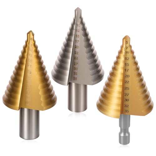 3pcs Stufenbohrer Lagerstahl Stahlstufe Bohrbit Genau 3pcs Stufenbohrer Lagerstahl Stahlstufe Bohrbit Genau von Retrok